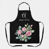 Rosenmonogramm Schürze (Vorderseite)