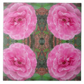 Rosenmuster Fliese (Vorderseite)