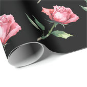 Rosenmuster Geschenkpapier (Rolleneckpunkt)