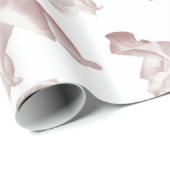 Rosenmuster Geschenkpapier (Rolleneckpunkt)