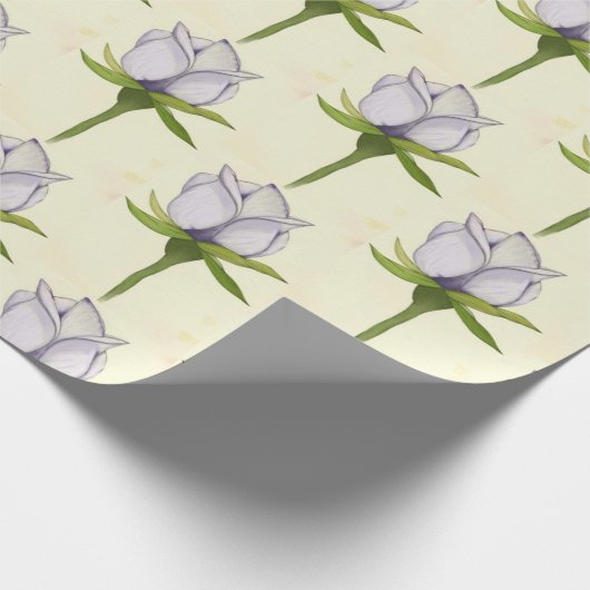 Rosenmuster Geschenkpapier (Ecke)