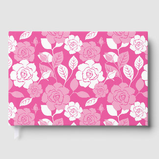 ROSENMUSTER IN ROSA GÄSTEBUCH