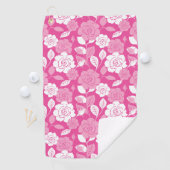 ROSENMUSTER IN ROSA GOLFHANDTUCH (Insitu)