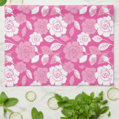 ROSENMUSTER (ROSA) GESCHIRRTUCH (Gefaltet)