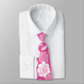ROSENMUSTER (ROSA) KRAWATTE (Gebunden)