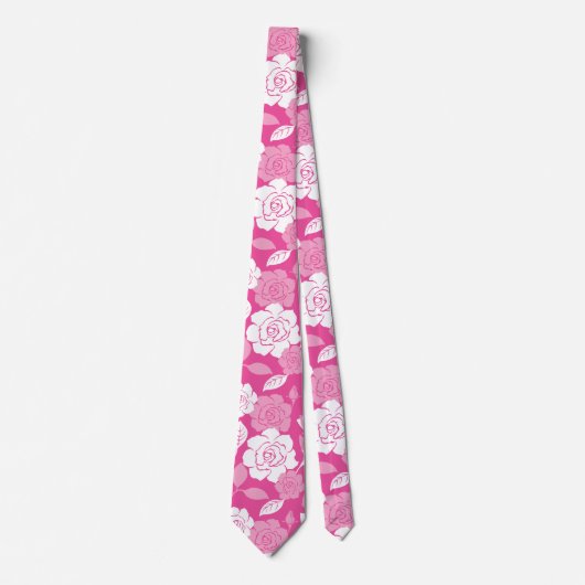 ROSENMUSTER (ROSA) KRAWATTE (Vorderseite)