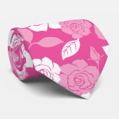 ROSENMUSTER (ROSA) KRAWATTE (Gerollt)