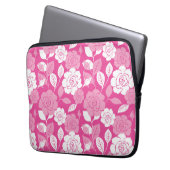 ROSENMUSTER (ROSA) LAPTOPSCHUTZHÜLLE (Vorderseite Links)