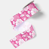 ROSENMUSTER (ROSA) SATINBAND (Rückseite)