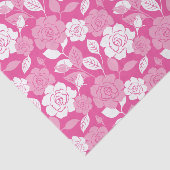 ROSENMUSTER (ROSA) SEIDENPAPIER (Ausschnitt)
