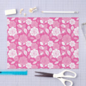 ROSENMUSTER (ROSA) SEIDENPAPIER (Handwerk)