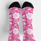 ROSENMUSTER (ROSA) SOCKEN (Oben)