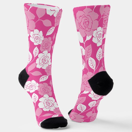 ROSENMUSTER (ROSA) SOCKEN (Gewinkelt)
