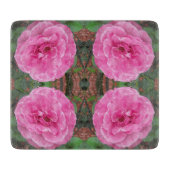 Rosenmuster Schneidebrett (Vorderseite)