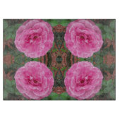 Rosenmuster Schneidebrett (Vorderseite)