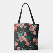Rosenmuster Tasche (Rückseite)