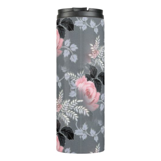 Rosenmuster Thermosbecher (Rückseite)