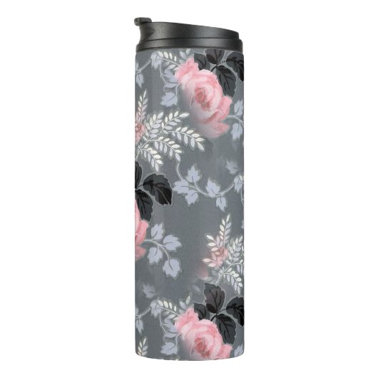 Rosenmuster Thermosbecher (Nach rechts gedreht)