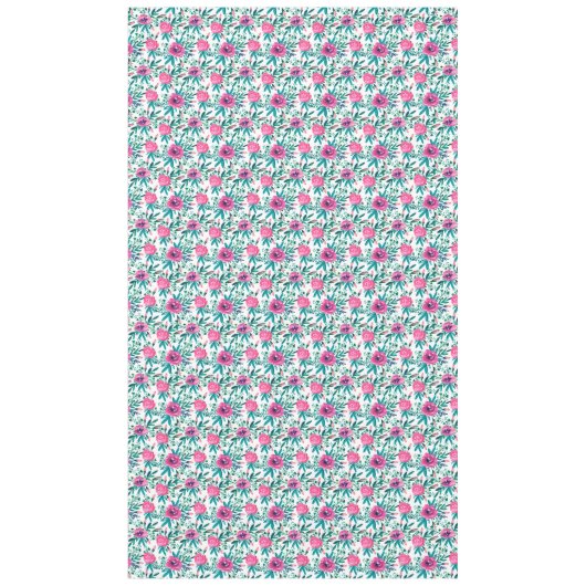 Rosenmuster Tischdecke (Vorderseite)