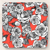 Rosenmuster Untersetzer (Vorderseite)