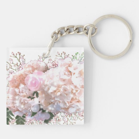 Rosenmutter, weißer Dornhai Schlüsselanhänger (Rückseite)