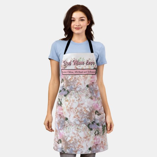 Rosenmutter, weißer Dornhai Schürze (Getragen)