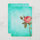 Rosennotecard Dankeskarte (Vorne/Hinten)