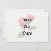 Rosenpaar Save The Date (Rückseite)