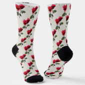 Rosenpaar Socken (Gewinkelt)