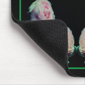 Rosenpaare Abstrakt Personalisiert Mousepad (Ecke)