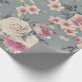 Rosenpapier Geschenkpapier (Ecke)