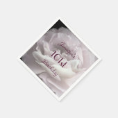 Rosenpapier Napkins, 101. Geburtstagsparty Serviette (Ecke)