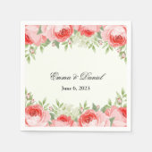 Rosenpapier Napkins Serviette (Vorderseite)