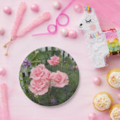 Rosenpapier-Platte Pappteller (Party)