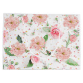 Rosenparadies Große Geschenktüte (Rückseite)