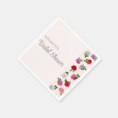 Rosenparty Junggesellinnenabschied Serviette (Ecke)
