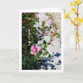 Rosenportrait Karte (Gelbe Blume)