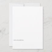 Rosenposter Einladung (Rückseite)