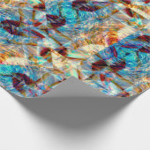 Rosenprismen-Wirbel Geschenkpapier (Ecke)