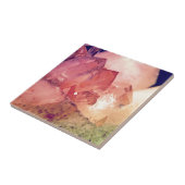 Rosenquarz Fliese (Seite)