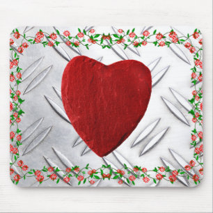 Rosenrahmen Herz Mousepad