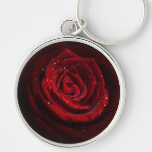 Rosenreben Herz Muster Blume Frieden Liebe Schicks Schlüsselanhänger