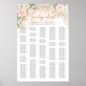 Rosenrosa Eukalyptus Alphabetis Poster (Vorne)