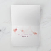 Rosenrosen auf Vordermann Karte (Innenseite)