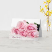 Rosenrosen auf Vordermann Karte (Gelbe Blume)