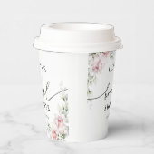 Rosenrosen-Brautparty-Cup Pappbecher (Rechts)