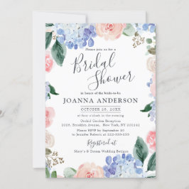 Rosenrosen-Brautparty Einladung