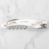 Rosenrosen-Brautparty Kellnermesser (Rückseite)