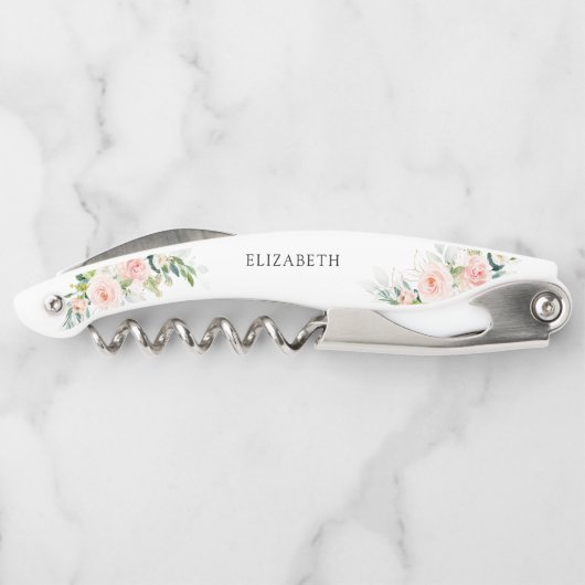 Rosenrosen-Brautparty Kellnermesser (Rückseite)