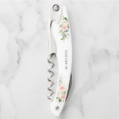 Rosenrosen-Brautparty Kellnermesser (Vorderseite)